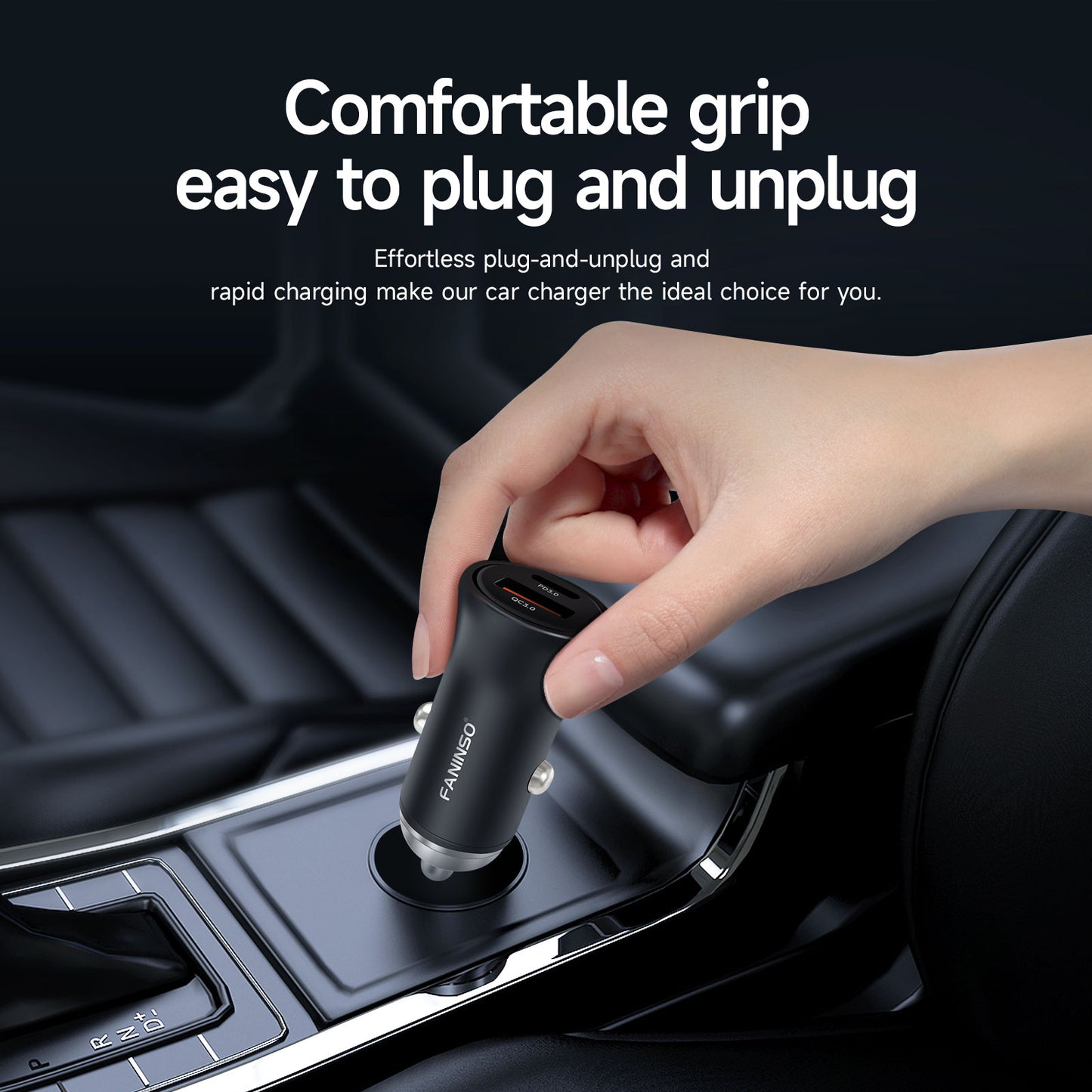 20‑Pack USB C Car Charger, 60W Dual Port (USB‑C + USB‑A) PD/QC Fast Charging 12V/24V Cigarette Lighter Adapter, Compatible with iPhone 17/16/15, Galaxy S26/S25/S24, Pixel, iPad